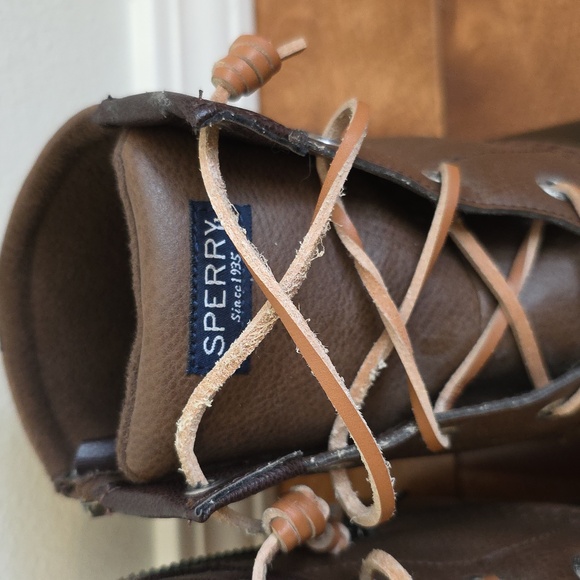 Sperry Saltwater Duck Boots, Brown And Black - Picture 6 of 12